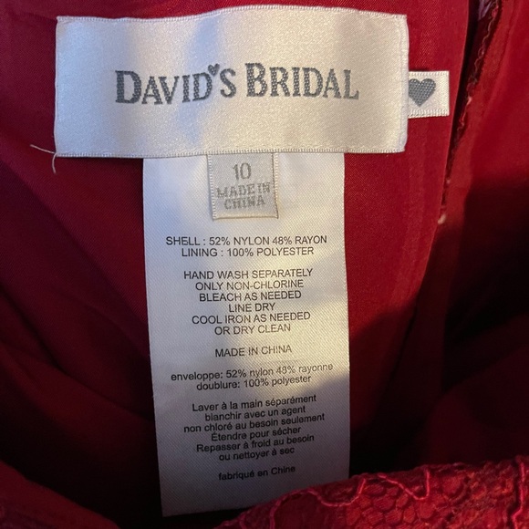 David’s Bridal Bridesmaid Dress - Picture 7 of 7